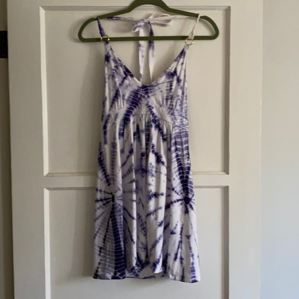 Victoria’s Secret halter purple tie- dye dress - size XS